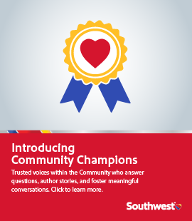 Community Champion promotion banner