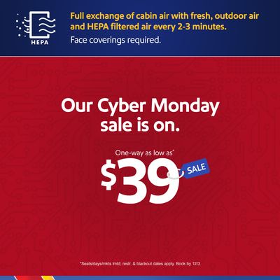 Southwest Airlines Announces Cyber Week Offers