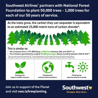 50,000 trees to commemorate 50 years