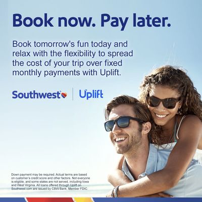 Buy Now, Pay Later—Southwest Announces Partnership with Uplift