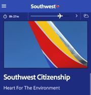 Learn about Southwest Citizenship Efforts on your Next Flight!