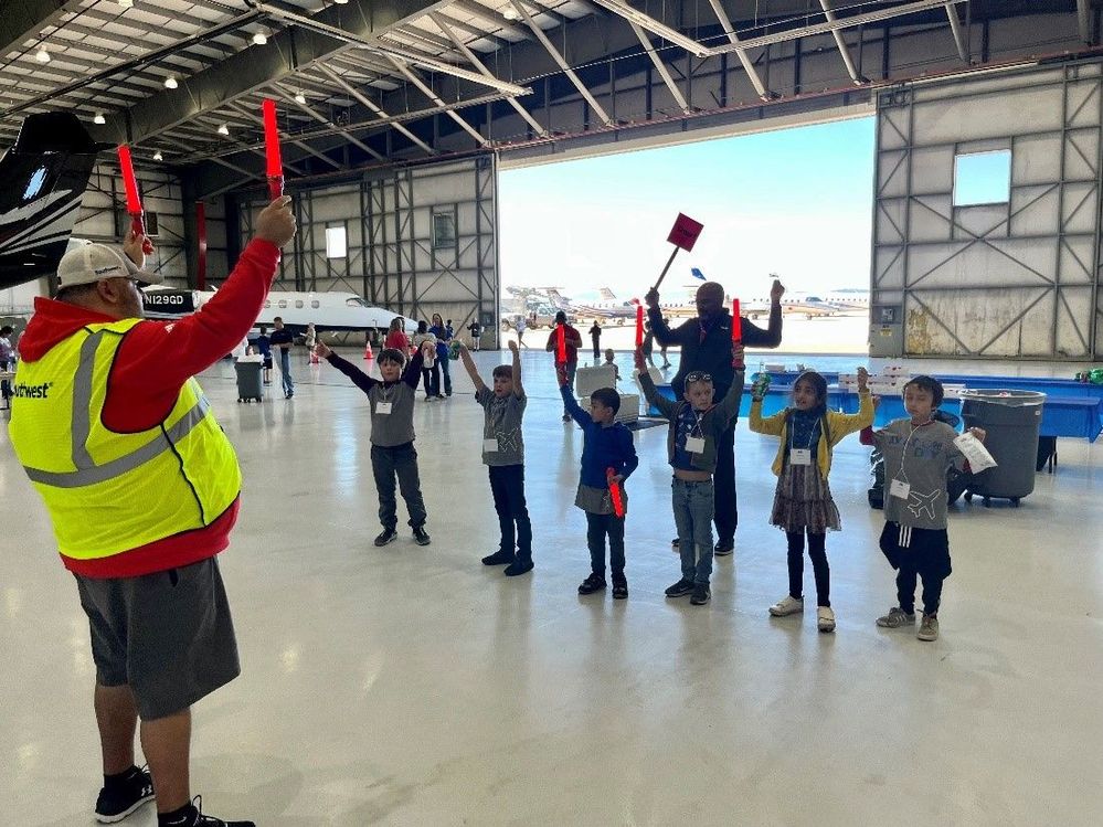 Students Participating in Denver Aviation Day Activity.jpg