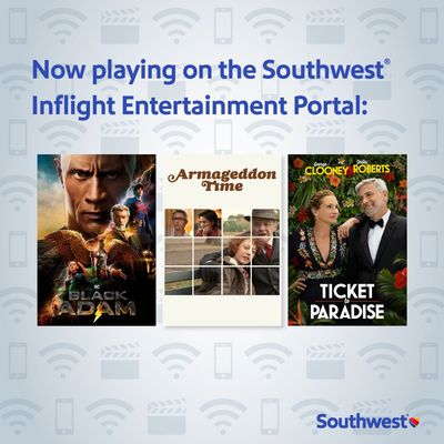What to Watch on Your Southwest Flight in February