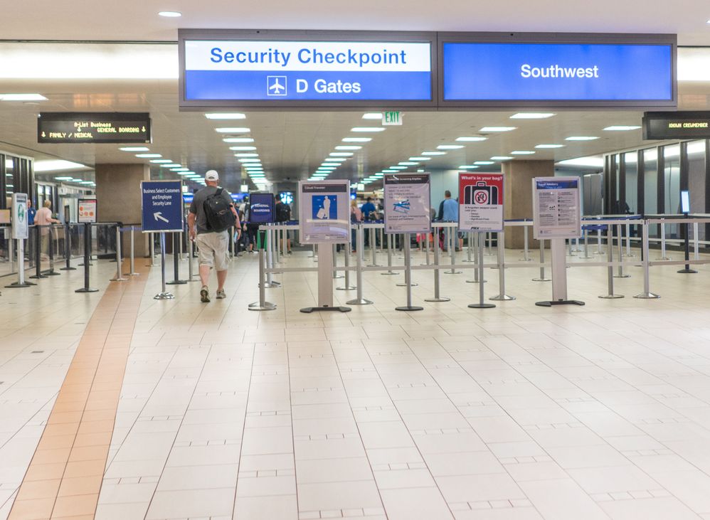 TSA Checkpoint Arizona, PHX